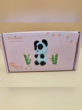 Yes.sister DIY Beginners Crochet  Starters Kit Panda